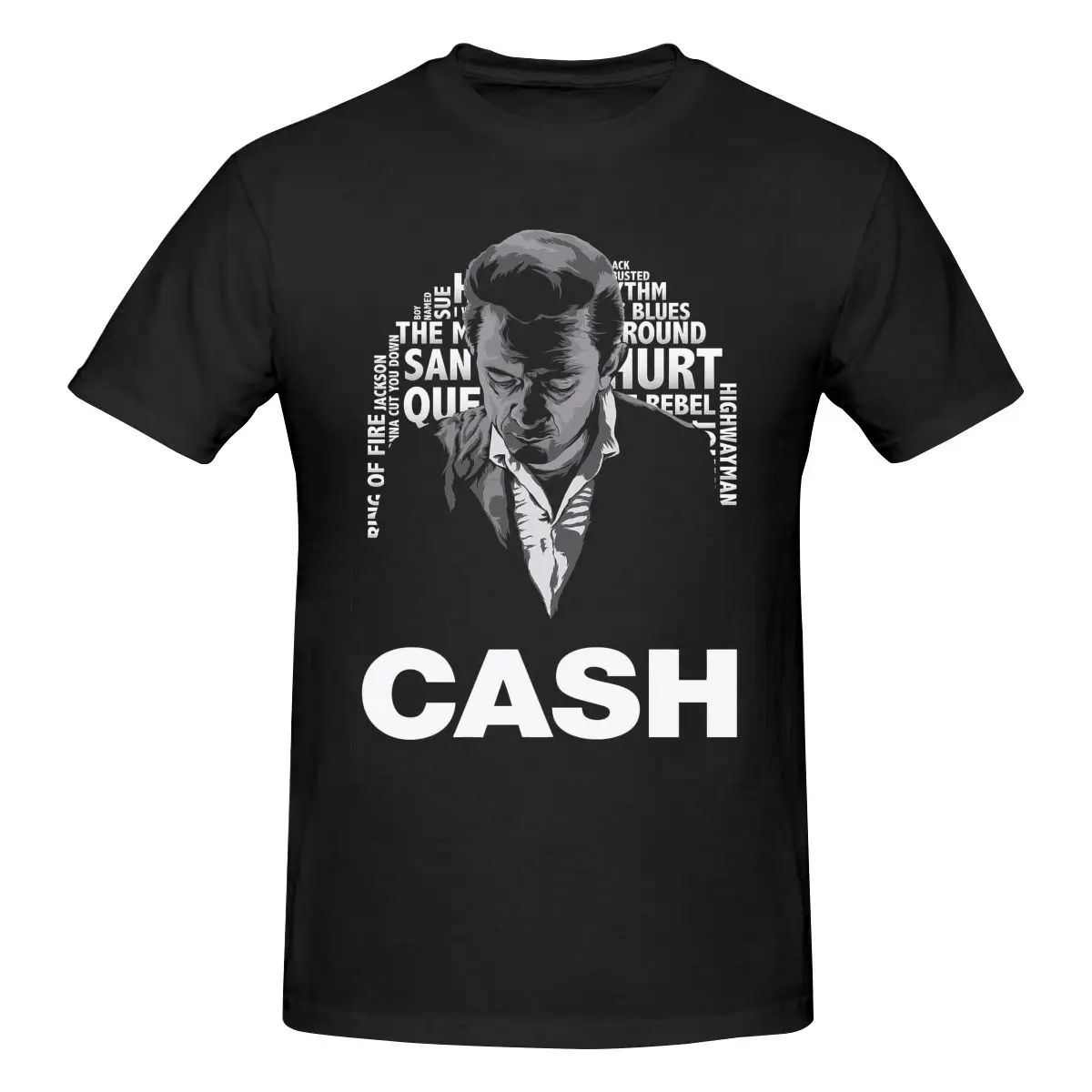 

Johnny Cash Men's Classic Unisex Cotton T-Shirt for Men & Women, Classic Tee