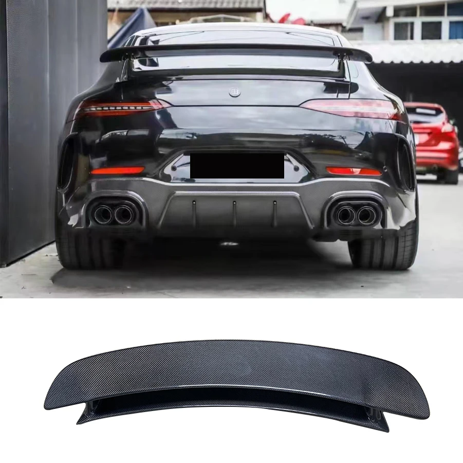 For Mercedes Benz AMG GT43 GT50 GT53 2019-2023 Carbon Fiber Spoiler Wing Trunk Lip Spoilers High Quality AMG OEM Style