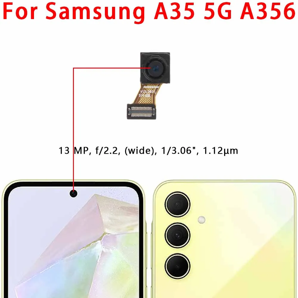 Selfie Camera For Samsung Galaxy A30 A30s A31 A32 A33 A34 A35 5G A325 A326 A356 Frontal Front Camera Module Facing Spare Parts