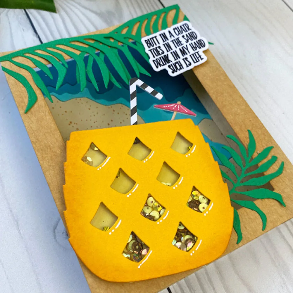 

Pineapple Cup Metal Cutting Dies Carbon Steel DIY Crafting Tools Scrapbooking Embossing Die Cuts Card Making Supplies