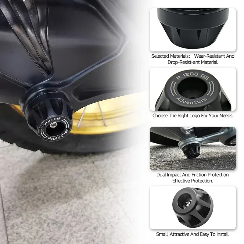 Motorcycle Crash Slider Protector for BMW R1250GS R1200GS R 1200R Final Drive Housing Guard Crash Protector Retrofit Accessories