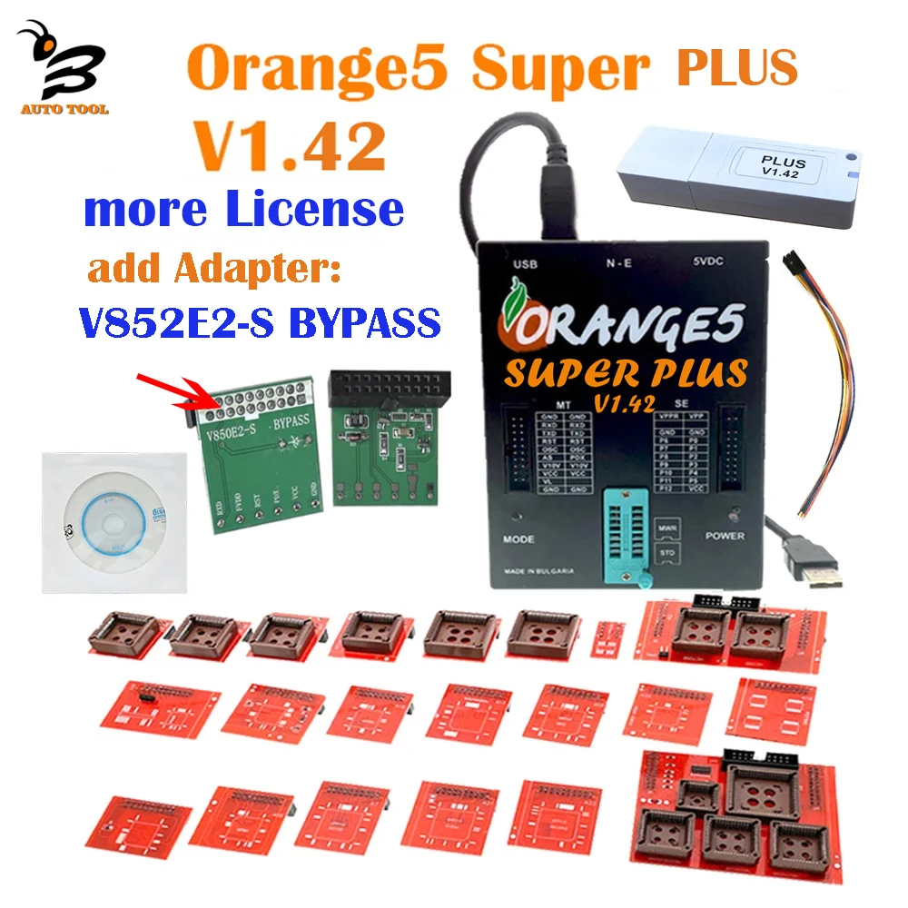 

Orange5 Super PLUS V1.42 V1.38 Programmer Full Activation Orange 5 ECU Programming Add More License Renesas H8SX RL78 FUJITSU