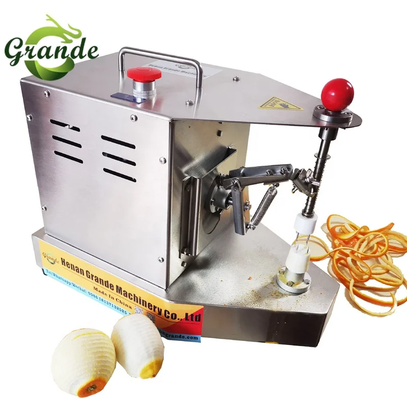 

2024 GRANDE USA/Europe/Australia Small Tabletop Lemon Peeling Machine Pear Fruit Peeling Fine Effect for Making Wine