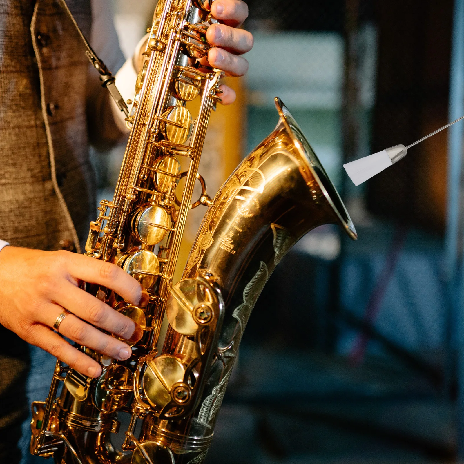 

Saxophone Cleaning Supplies Super Fine Reusable Cloth Strong Effect Lightweight Thin Dust Removal Water Absorption for Musical