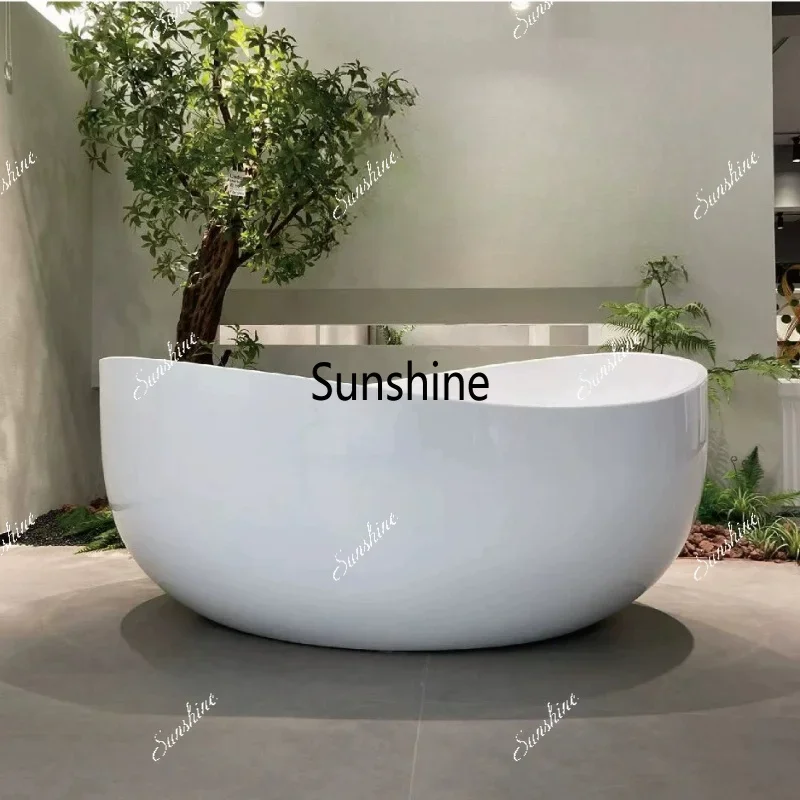 Acrylic freestanding bathtub villa home bed and breakfast hotel art design creativity large capacityY