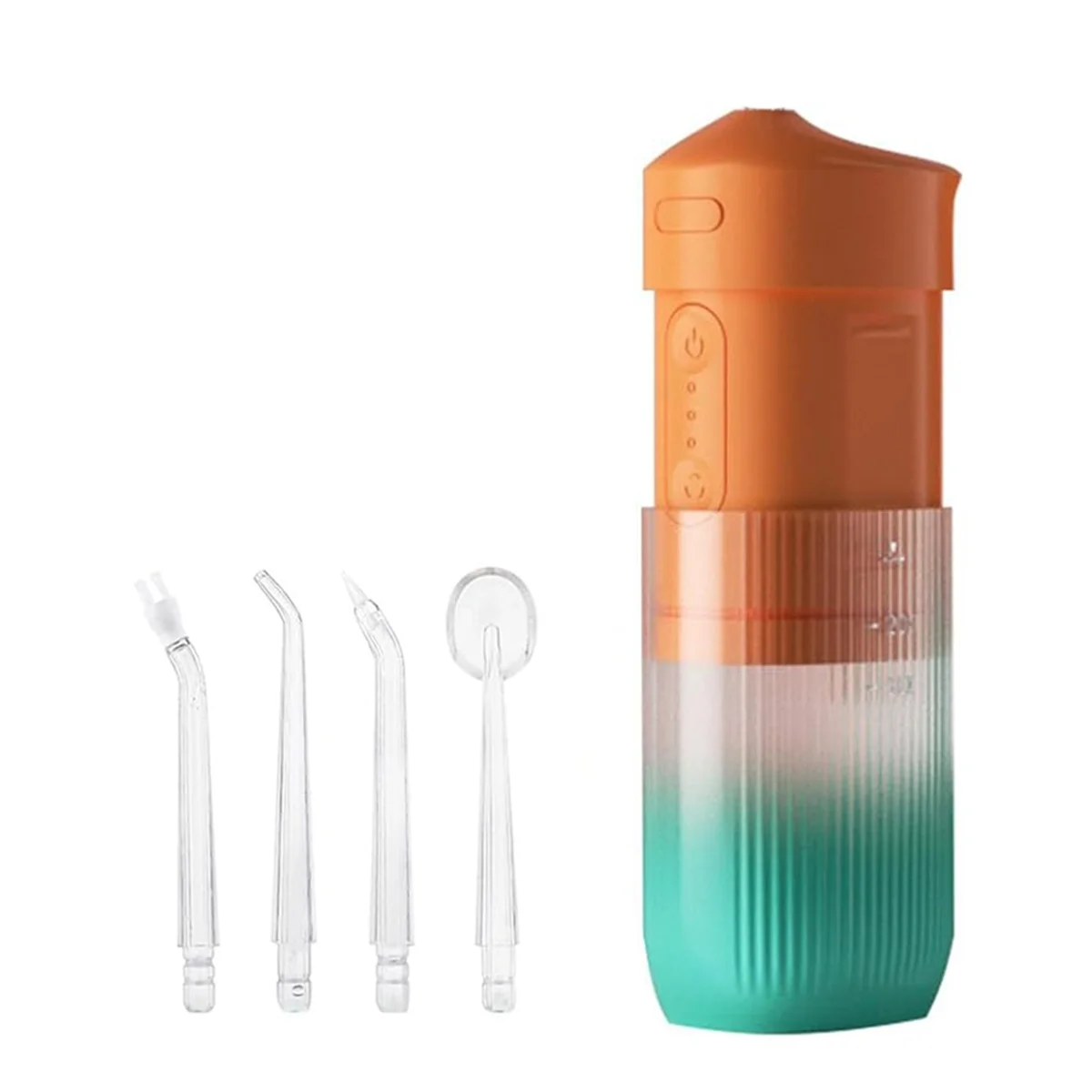 Portable for Teeth Travel Mini Small Compact Electric Oral Irrigator Dental Flossing Orange