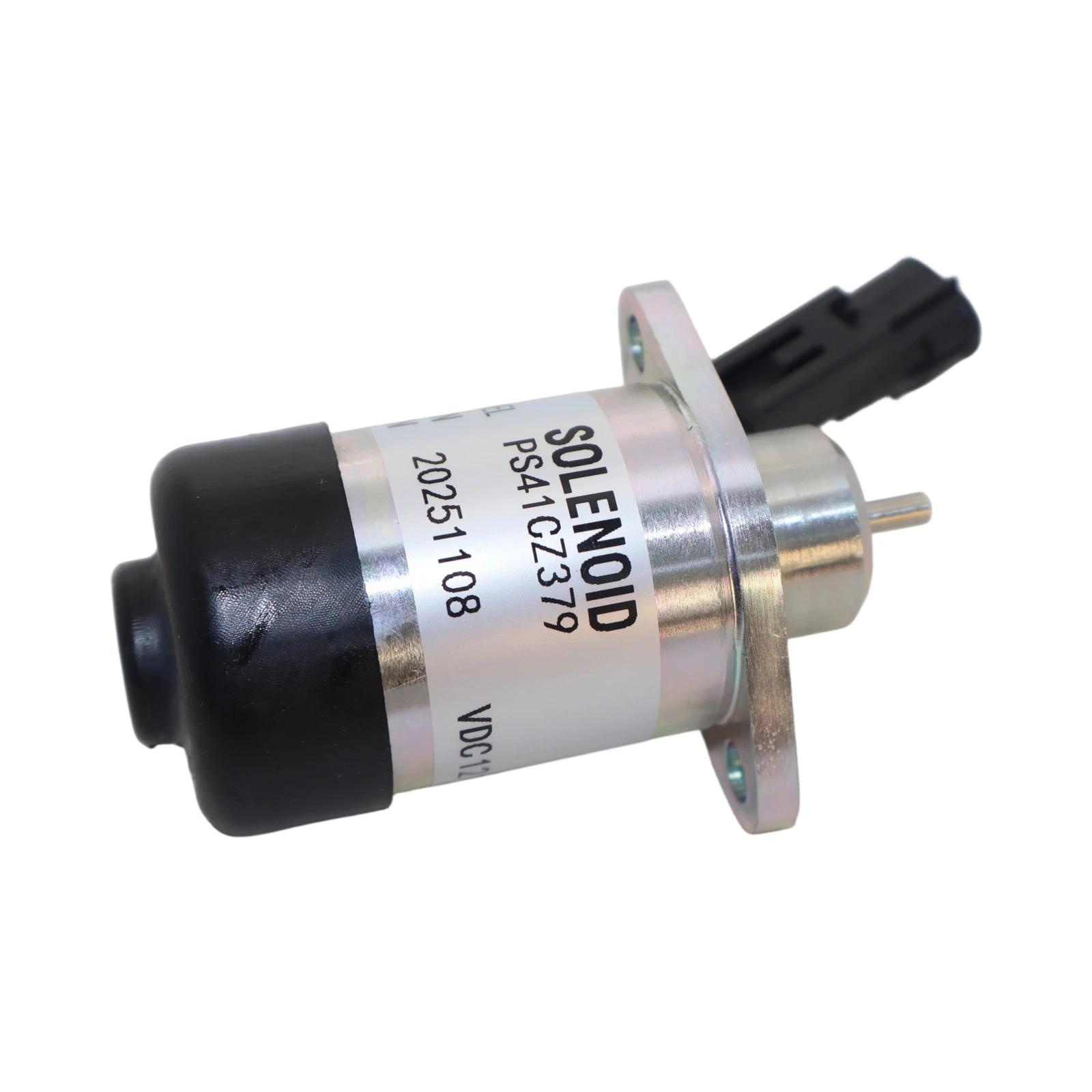 29-70345 12V Fuel Shutoff Solenoid Compatible for Kubota V2607 V3307 Tractor