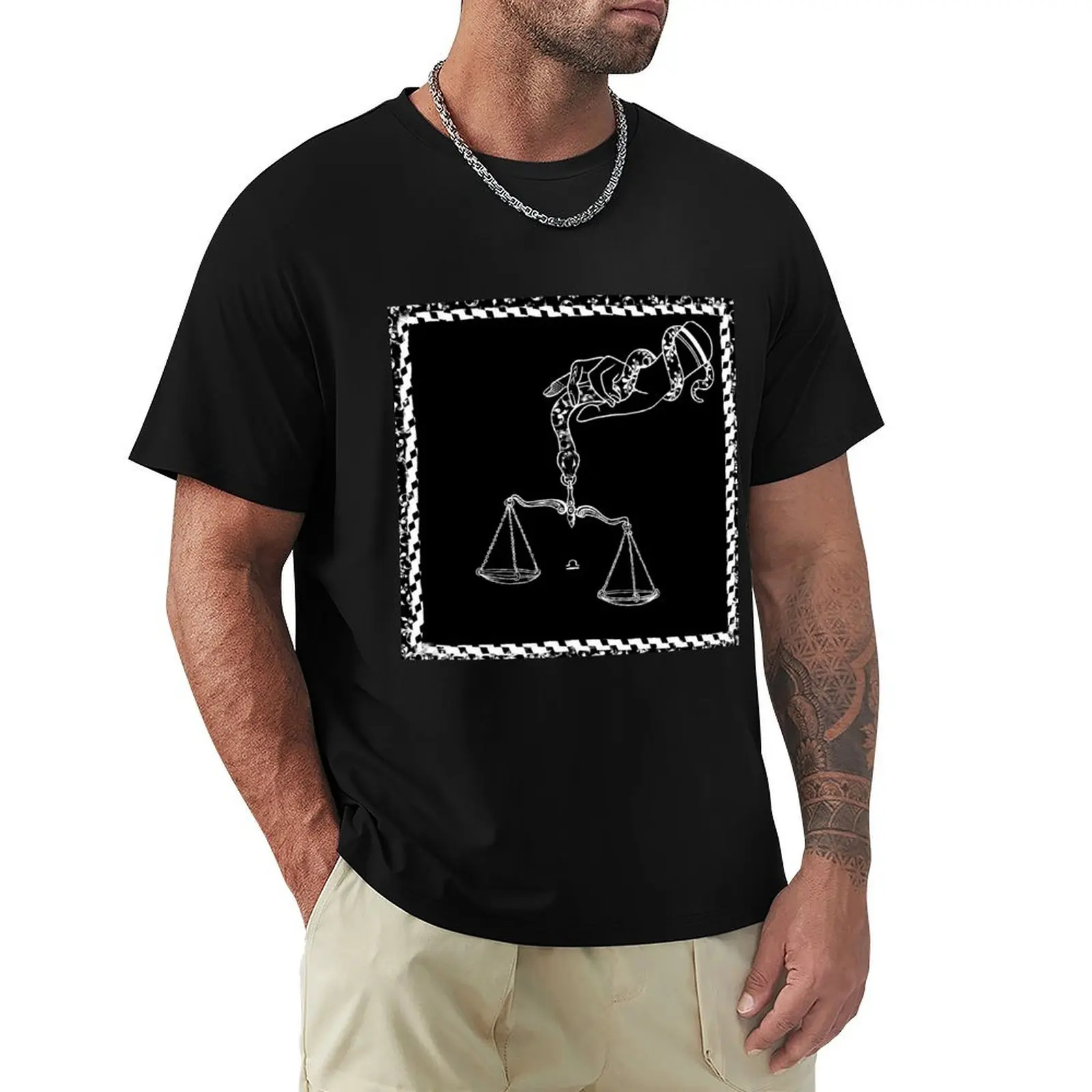Libra T-Shirt Basic Regular Fit Casual T-Shirt