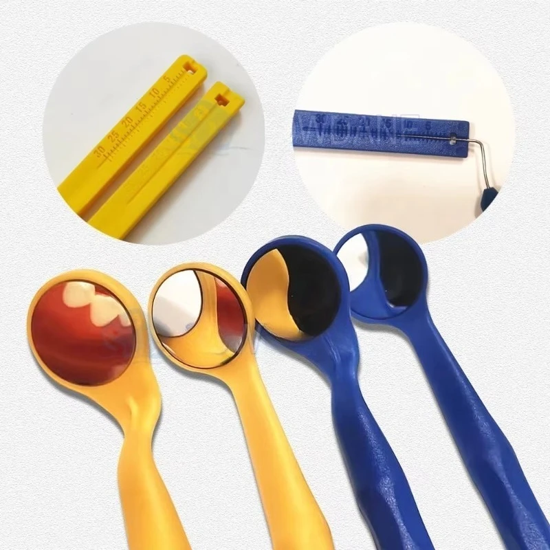 Autoclavable Lab Ultra-clear High Definition Mouth Mirror with 99.2% Refractive Index and Anti-fog Coating with Endo Ruler