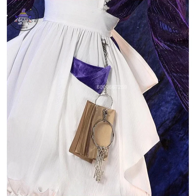 Disfraz de Cosplay Sky06 Tuesday con peluca, juego popular inverso: 1999, traje de Anime Christine, vestido de sirvienta, uniforme, fiesta de Halloween, rol P66lU &