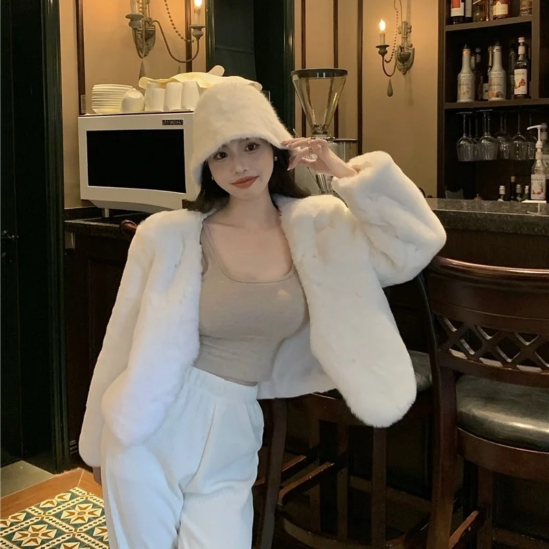 معطف نسائي من Faionable Thiened ort Plu فضفاض مناسب لخريف وشتاء جديد Sle النسخة الكورية يناسب الجميع... #1