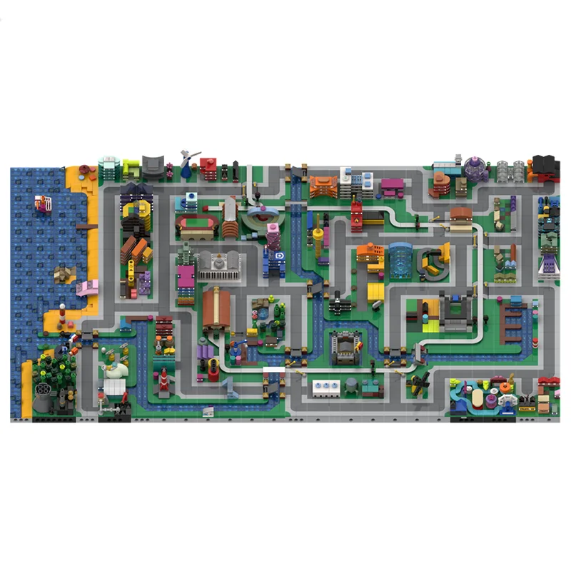 5546pcs MOC Click City Cityed Model Bouwstenen Constructie Monteren Creatief Speelgoed Idee Kerstcadeaus Onderwijs Kinderen