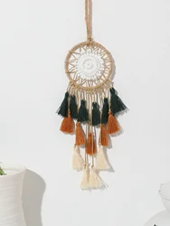Mini Dream Catcher Macrame Wall Car Decor Boho Home Decoration Small Dreamcatcher Hanging Wall Nordic Room Ornament Mascot Gift