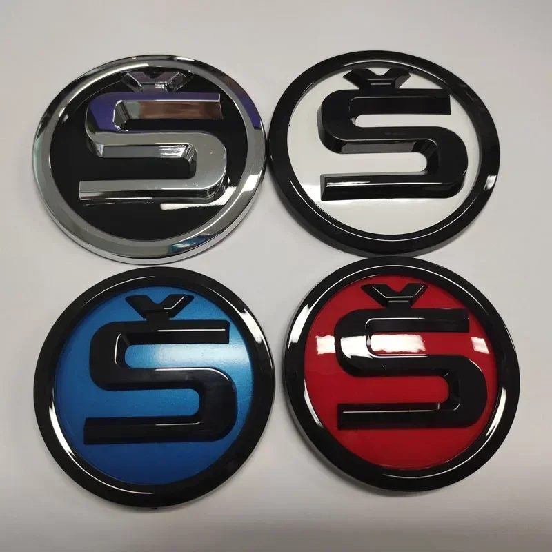 For SKODA Front and Rear Car Emblem Logo Sticker 80MM 90MM 100MM