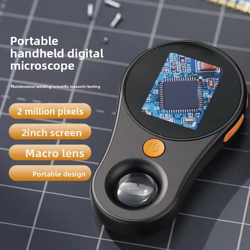 

Mobile Phone Lens Microscope 200x HD Magnifier Handheld Rechargeable Jade Jewelry Emerald Luxury Appraisal