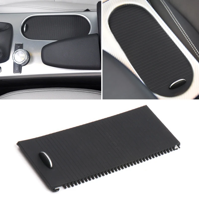 Car Center Console Cover Slide Roller Central Control Armrest Curtain Water Cup Drinks Holders For Mercedes Benz SLK SLC W172