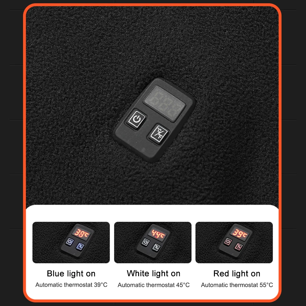 جديد الشتاء موضة تنوعا القطبية الصوف سميكة التدفئة سترة دافئة لكل من الرجال النساء 9-Zone ذكي التدفئة معطف كهربائي