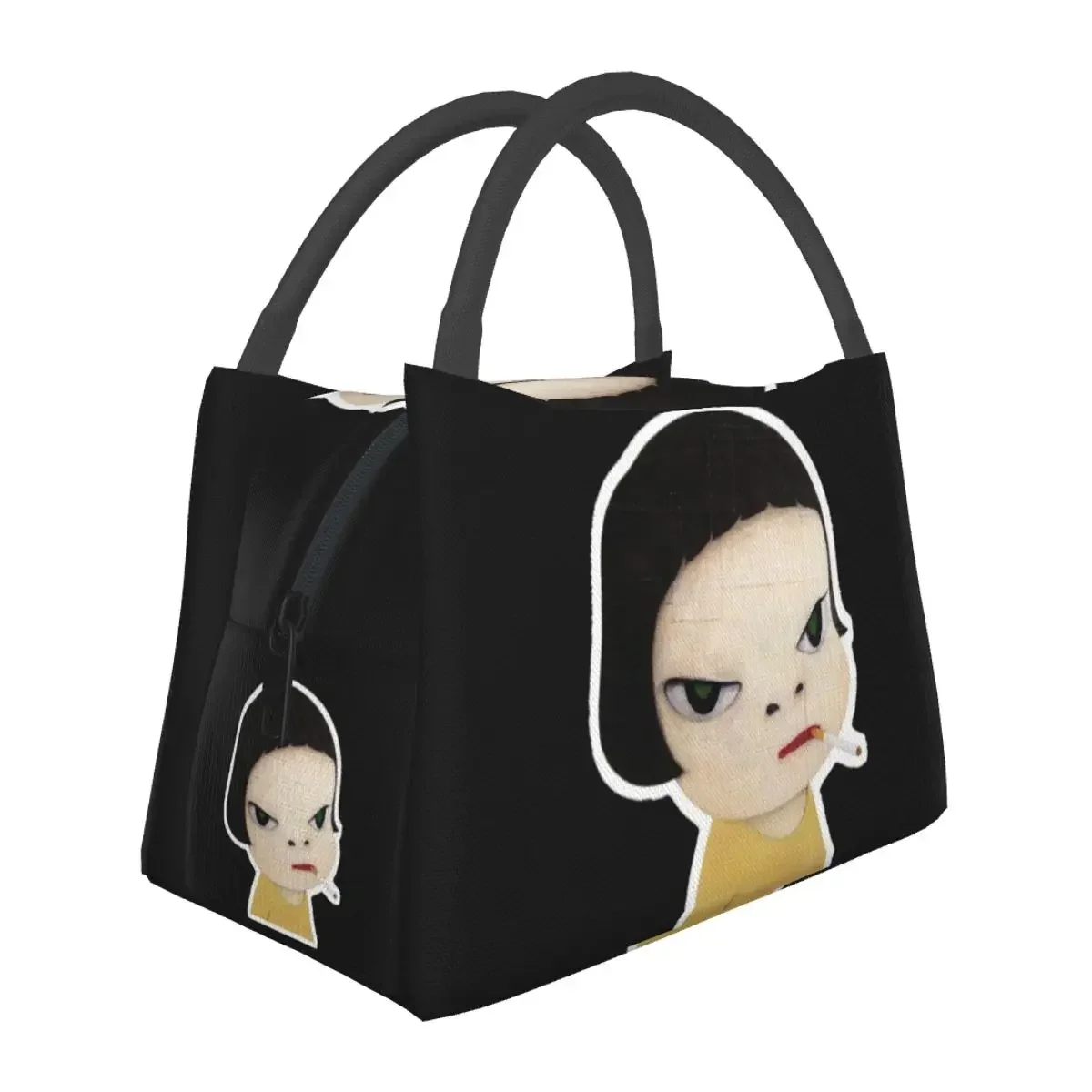 

Yoshitomo Nara Lunch Bags Insulated Bento Box Portable Lunch Tote Picnic Bags Cooler Thermal Bag for Woman Student Work