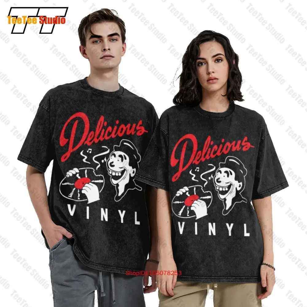 Delicious Vinyl Technics Serato Dj Hip Hop Pioneer Numark Music Vintage Oversized T-Shirt 308V