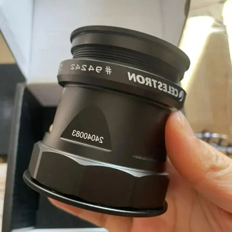 

Celestron 0.7X Reducer Lens 1.25 Inch Telescope Accessory for HD8 HD11 HD14 HD925 - Astronomical Reducer Lens