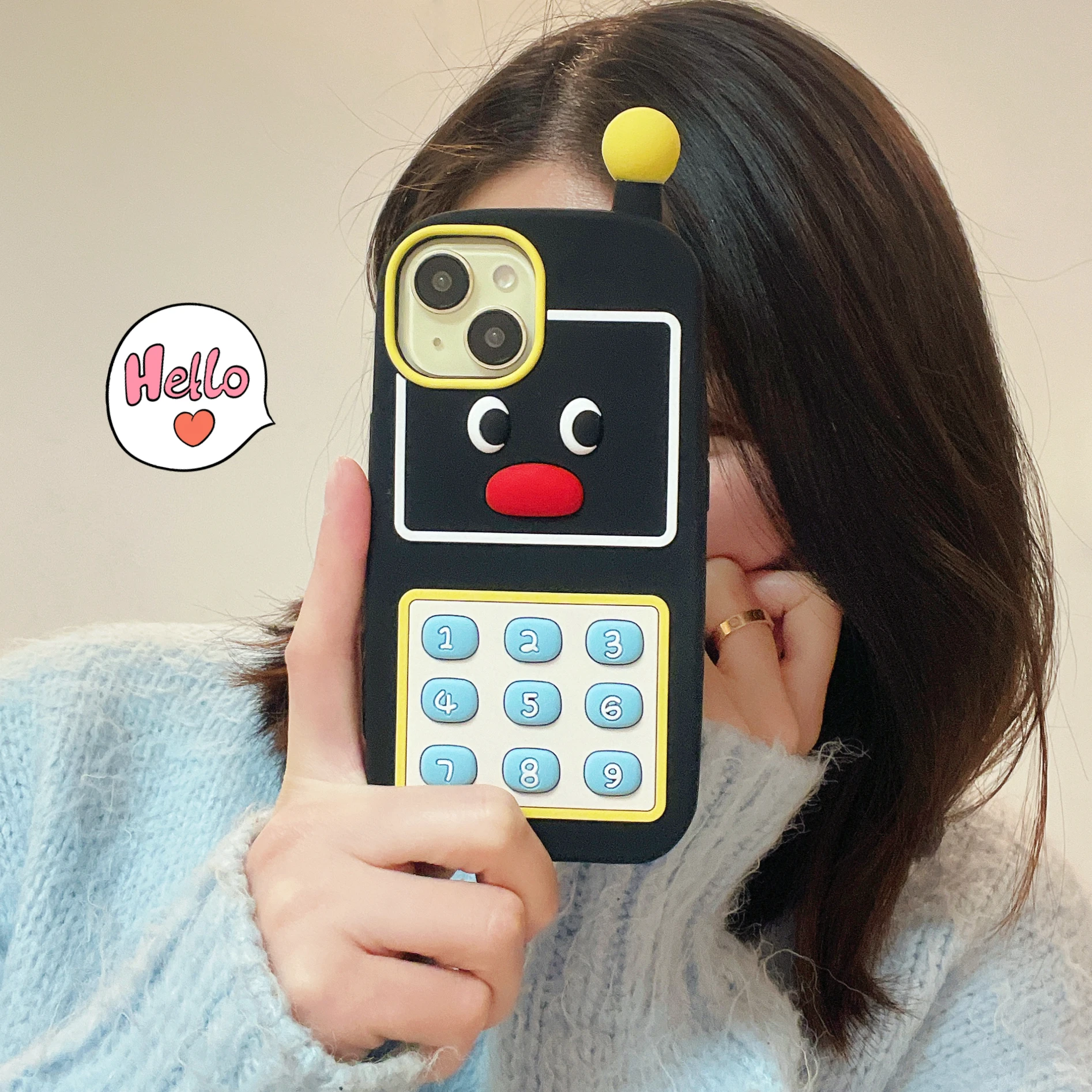 

3D Cartoon Cute Penguin Mobile phone Phone Case for iphone 17 Promax 16 15 14 13 12 11 Back Cover Gift