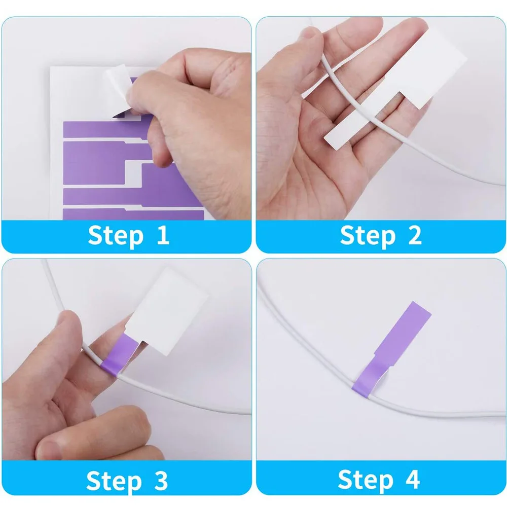 6/12シート、マルチカラーケーブルラベル |   データケーブルタイ、手書きおよびレーザープリンターと互換性があり、効率的なケーブル管理が可能