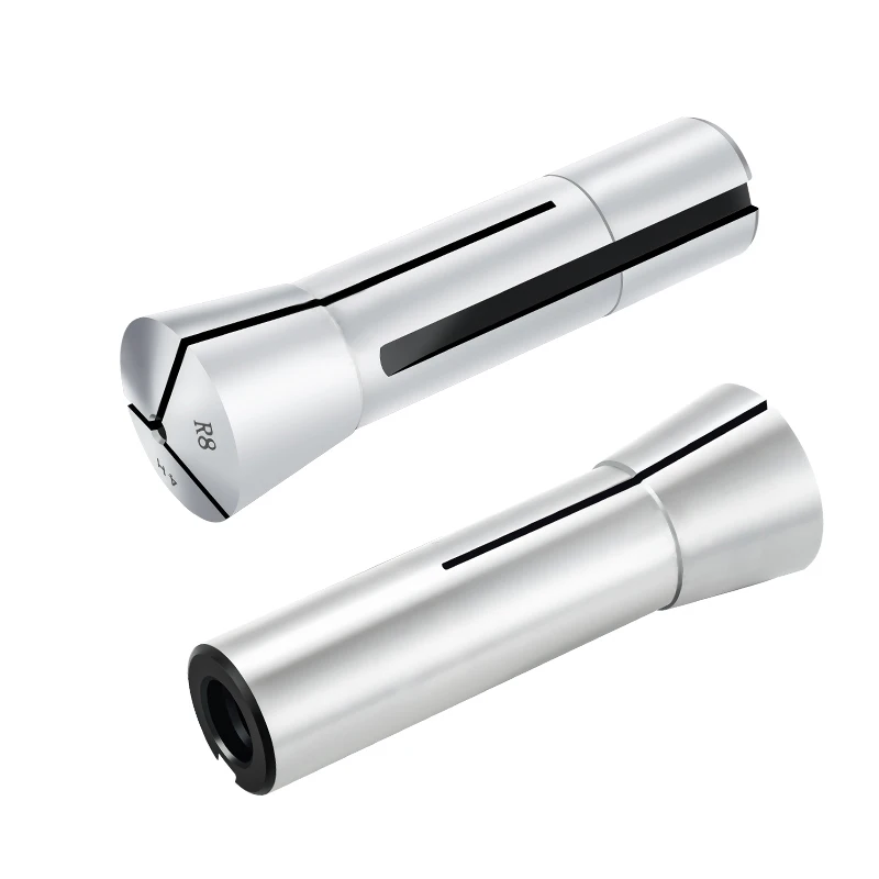 R8 Collet Milling Machine R8 Collet Metric British R8 Collet Clamping Size Milling Tool Holder R8 Collet Chuck Set Spring Collet