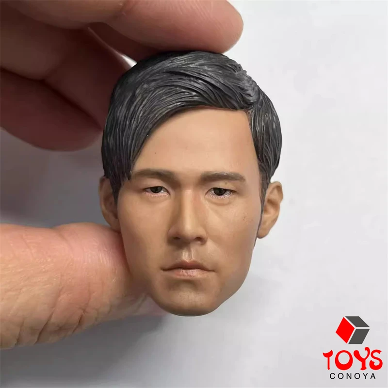 Sculpture de tête en PVC de chanteur asiatique Jay Chou, échelle 1/6, modèle adapté aux poupées de corps de soldat masculin de 12 pouces