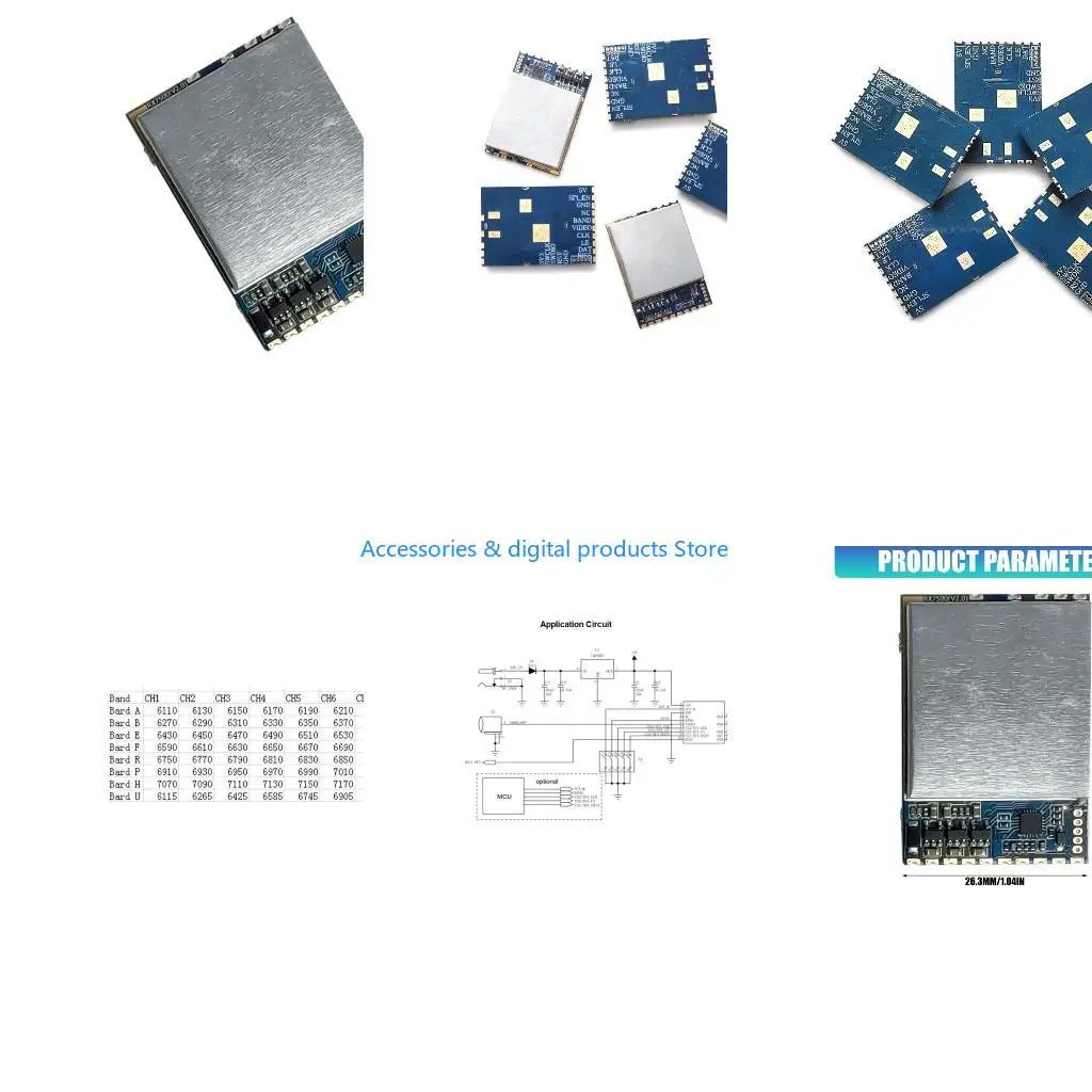 77JD Advanced 7.2GHz Video Receiver Including RSSI Output For Photography Utilizes