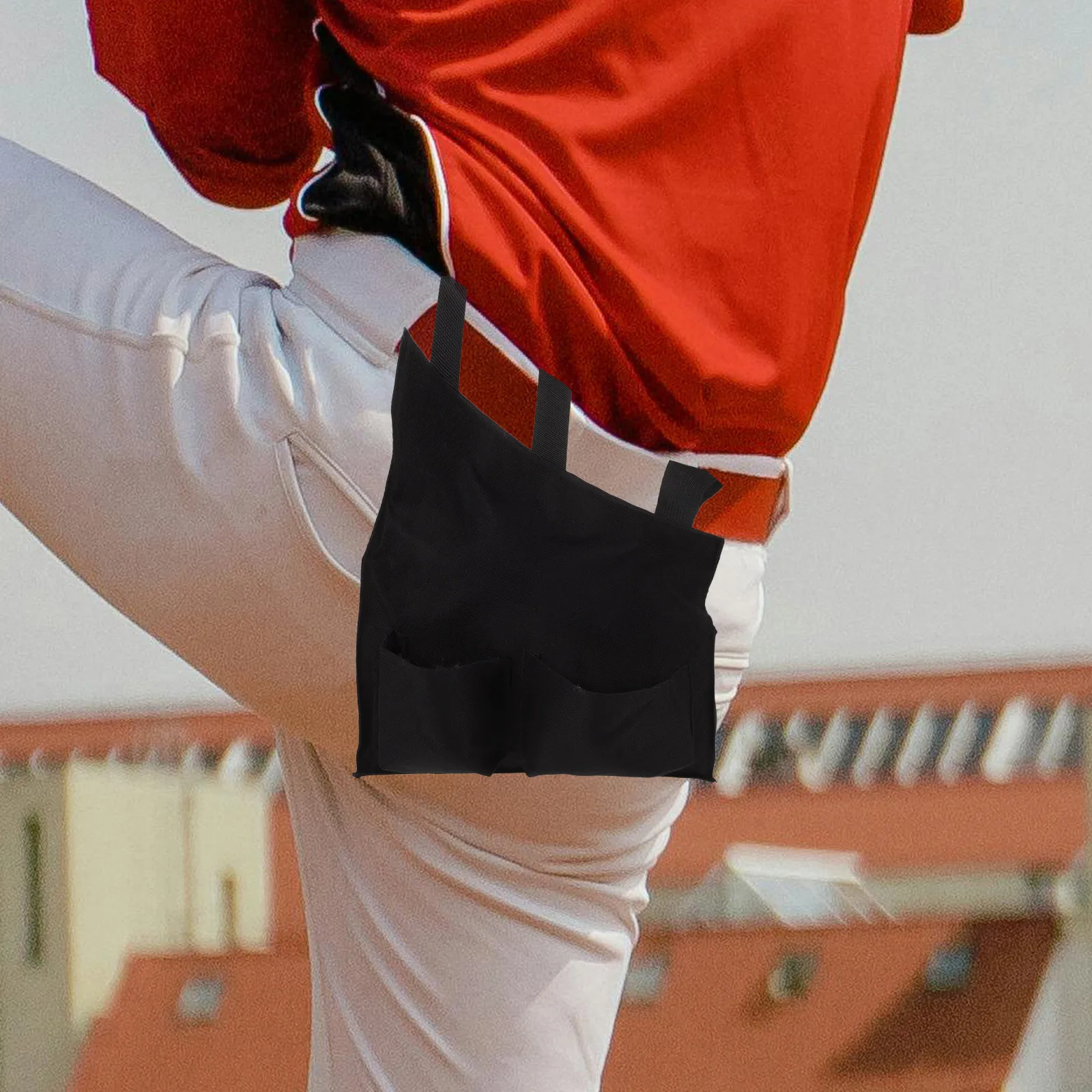 

Baseball Referee Ball Bag Large Capacity Oxford Cloth Waist Belt Side Storage Durable Portable Umpire Equipment Bag