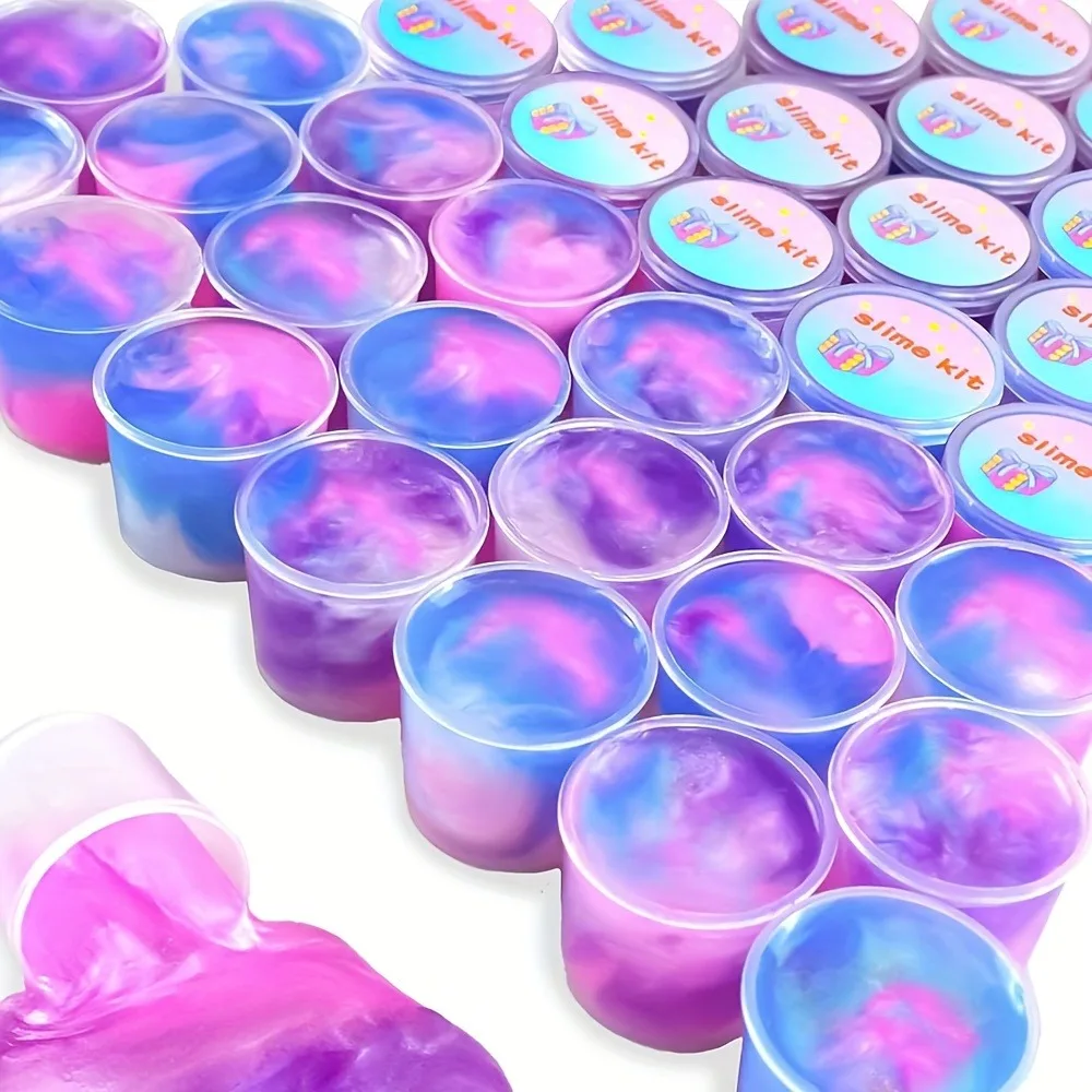 Magical Unicorn Rainbow Slime Squishy Toy Non-Sticky Stretchy Slimes Ideal for Kids Anti-stress Toy Party Favors & Goodie Bags