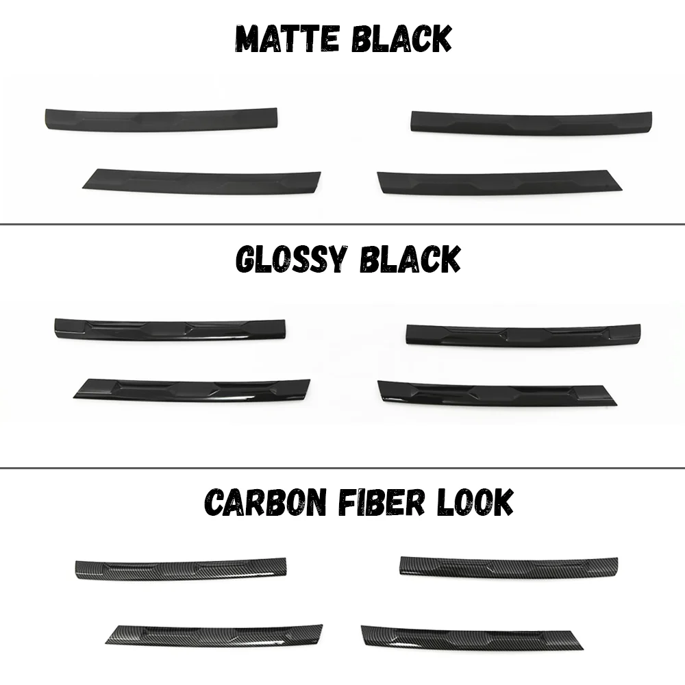 For Volkswagen VW Tiguan MK2 2017 2018 2019 2020 2021 Front Grille Sports Black Body Kit Center Grill molding Cover Strip Trim