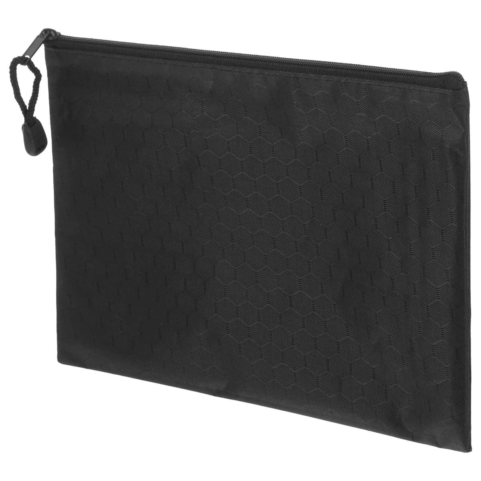Zipper Document Pouch Oxford Cloth Design File Organizer Portable with Rope Ring for Pens Files Magazines Safe Storage Education