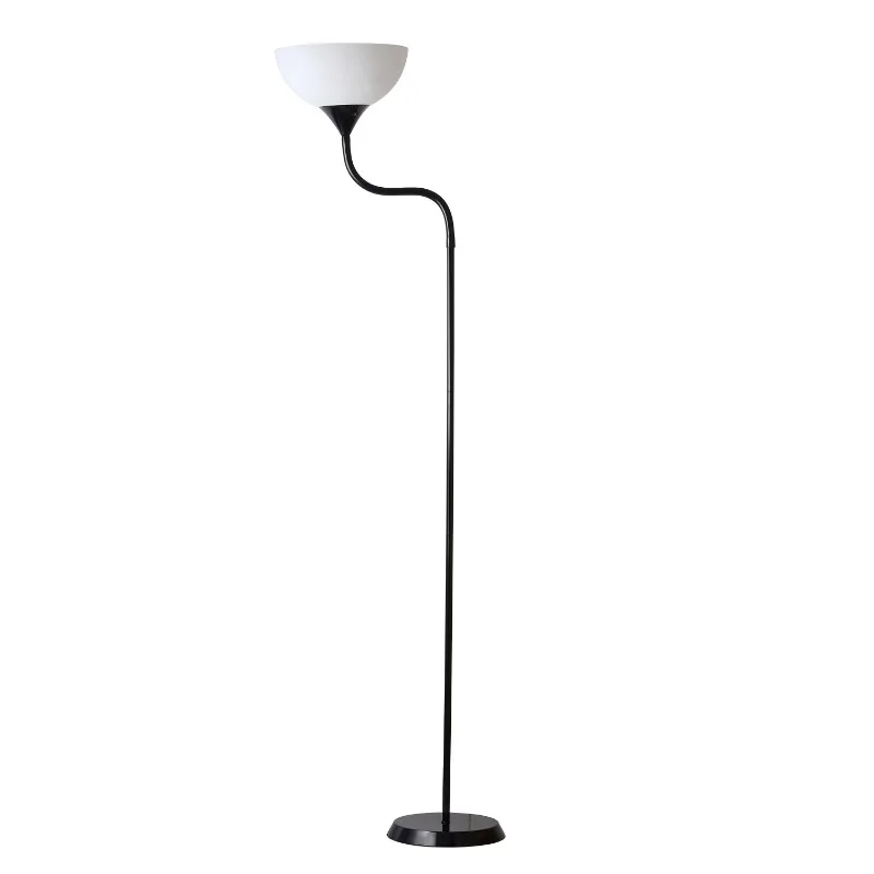 

NEW 71'' Jelly Gooseneck Floor Lamp, Black, Classic, Adult