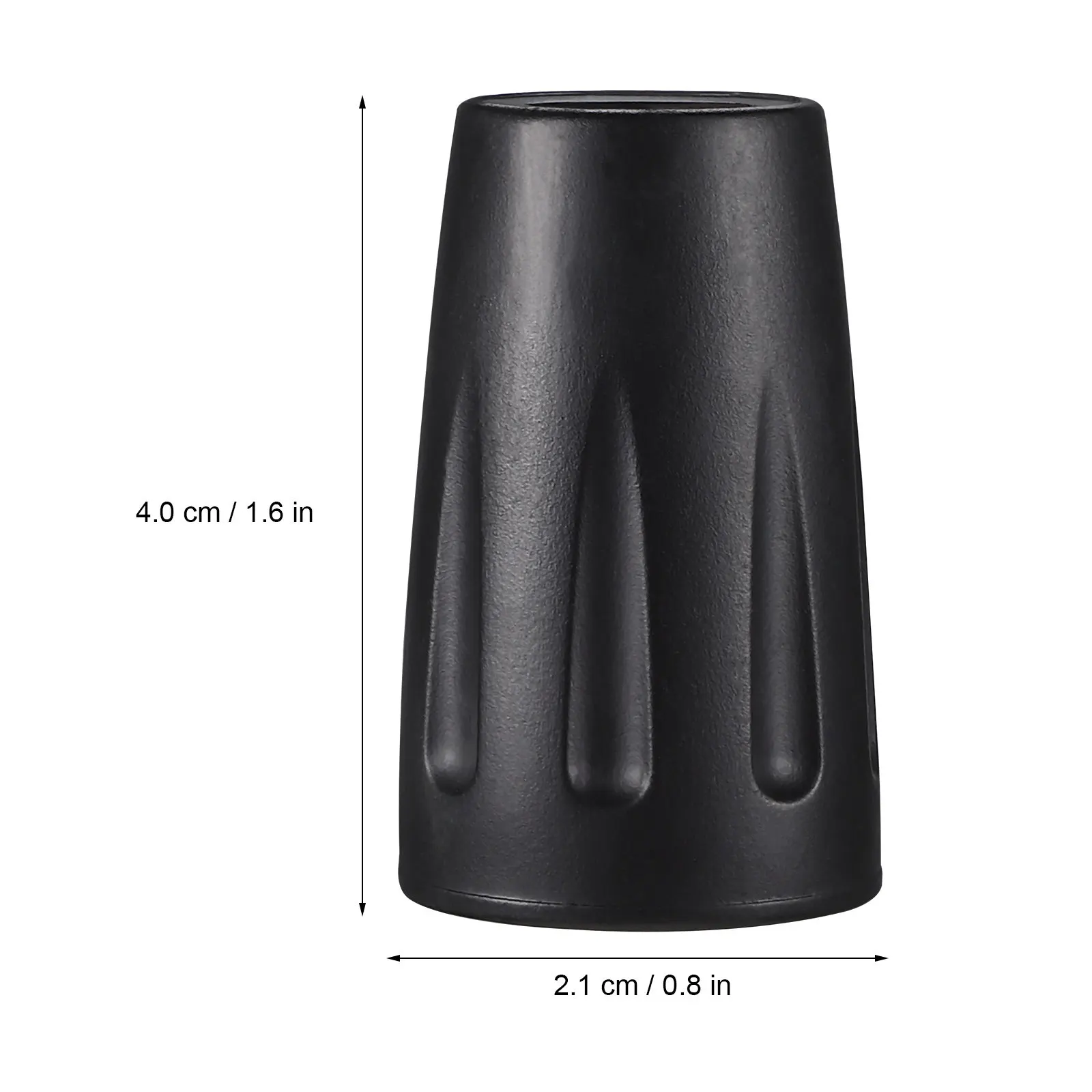 4Pcs Walking Stick Tip Protectors Trekking Pole Tpr Replacement Caps for Hiking Climbing Anti-Wear Walking Canes Covers