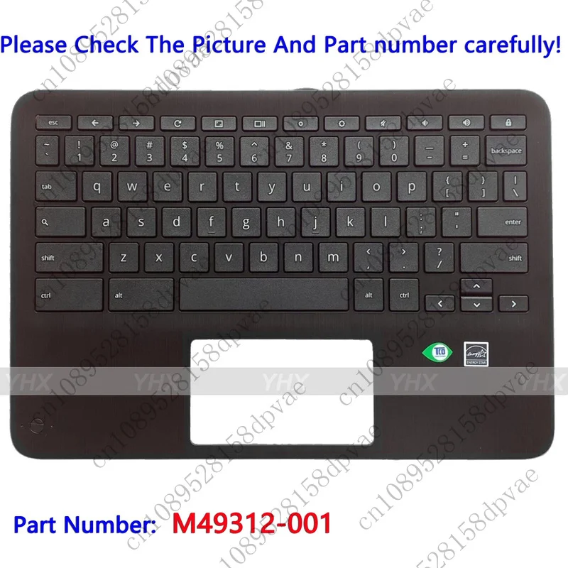 

GYX новый чехол для HP Chromebook 11MK G3 EE с упором для рук C + клавиатура США M49312-001.