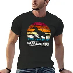 New Papasaurus T-Shirt kawaii clothes korean fashion funny t shirts for men