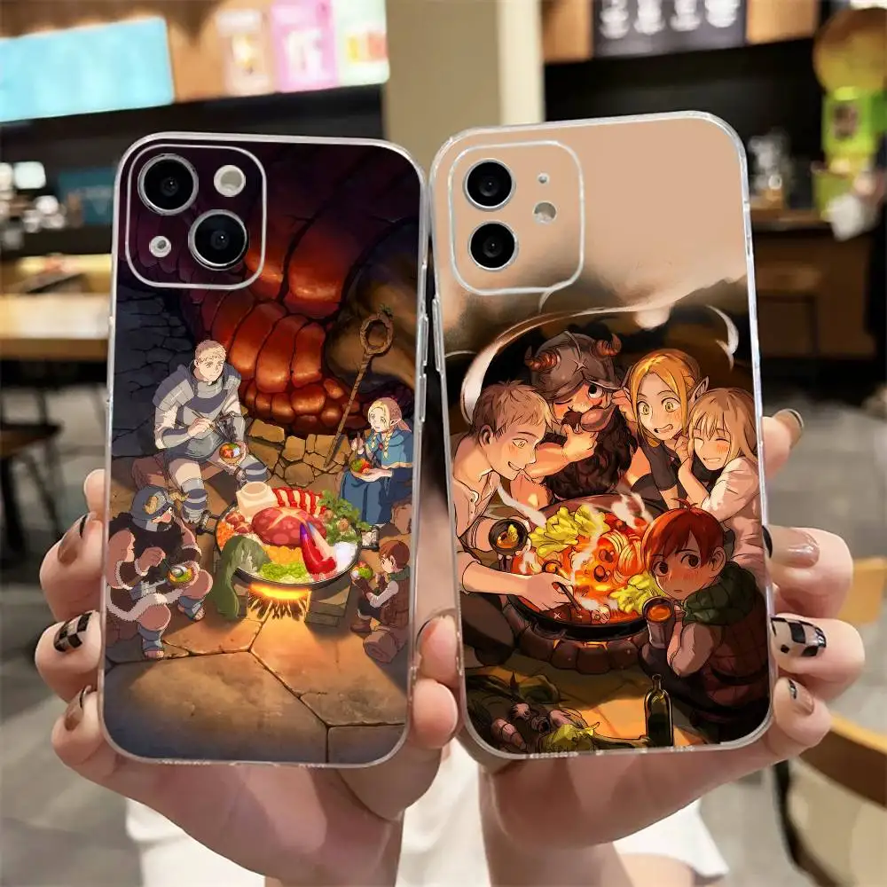 

D-Delicious in Dungeon Phone Case For iPhone17,16,15,14,13,12,11 Plus,Pro Max Soft Transparent Cover
