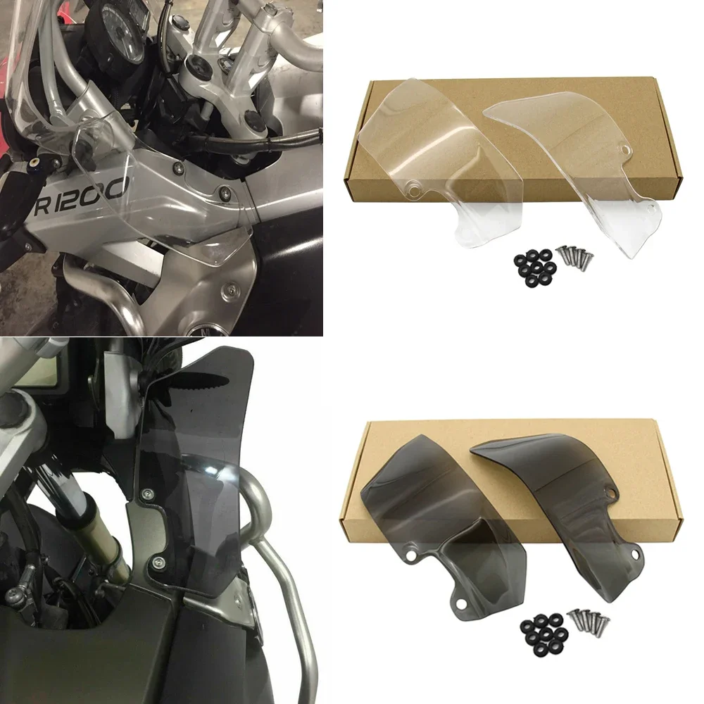 

Motorcycle Side Windshield Windscreen Wind Deflector for BMW GS1200 R1200GS ADV 2004-2012 2005 2006 2007 2008 2009 2010 2011