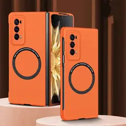 Asdipsa Matte Frameless Metal Ring Magnetic Plastic Case For Honor Magic V2 Vs2 VS MagicV2 Ultra Thin Hard Borderless Back Cover