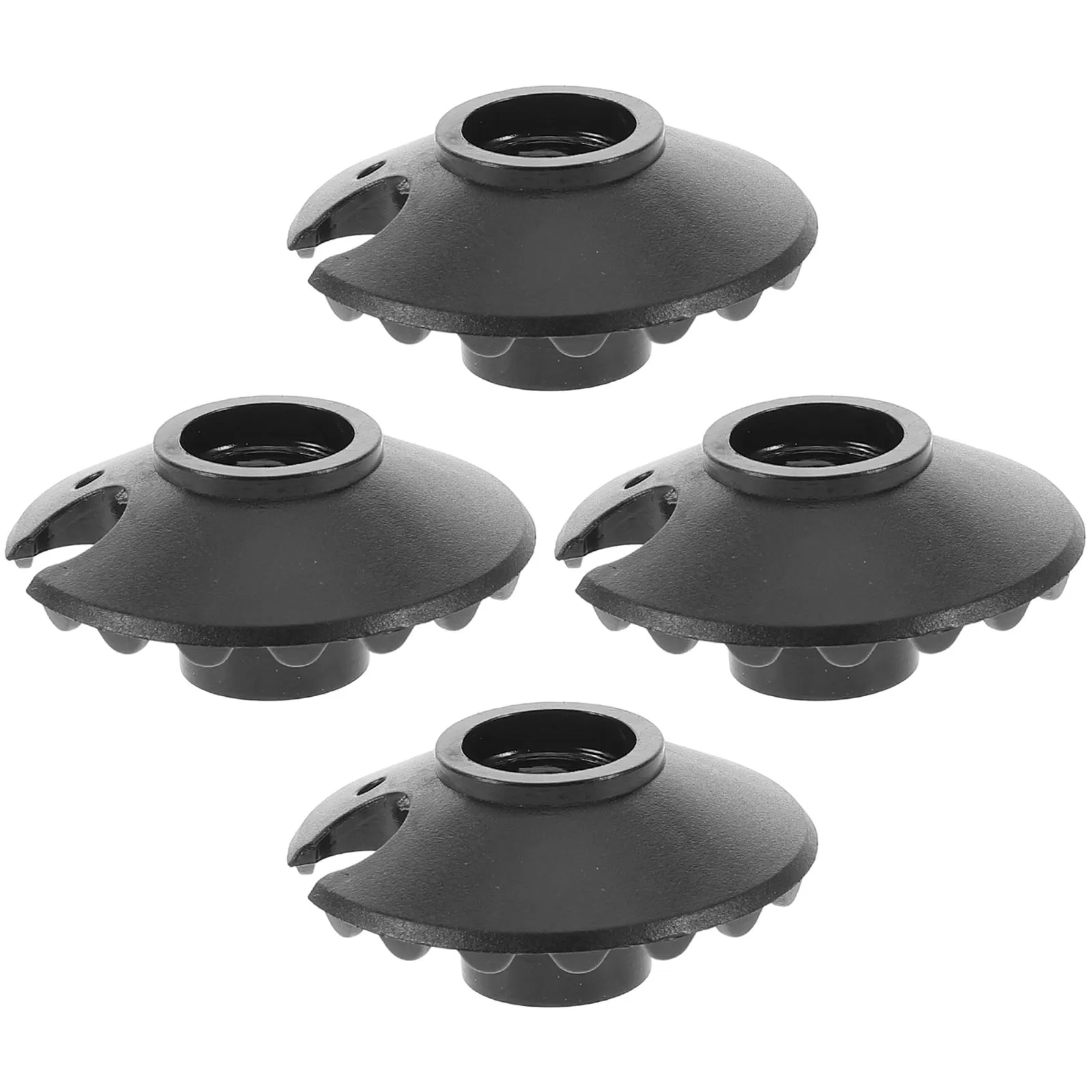 

4 Pcs Trekking Pole Accessories Durable Mud Baskets for Crutches Canes Walking Sticks Snow Hiking Replacement Parts
