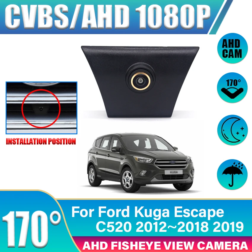 

Камера заднего вида «рыбий глаз» для Ford Kuga Escape C520, 2012-2019