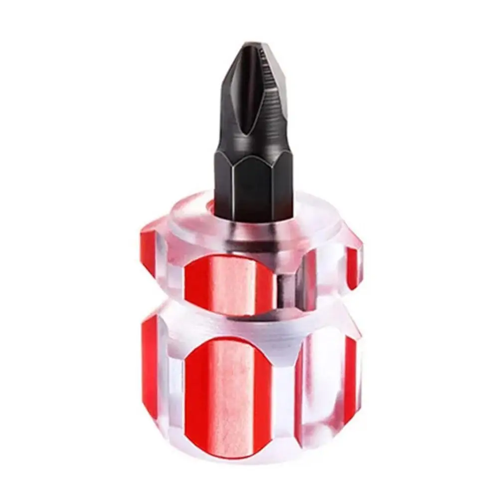 1pcs Mini Small Portable Radish Screw Driver Transparent Screwdriver Kit Repair Precision Repair Tools Car Handle Hand H8g4