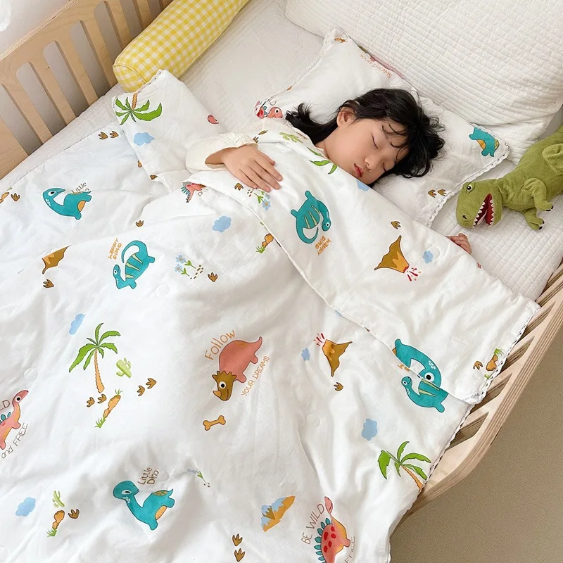 

Class a Waffle Cotton Summer Quilt Children Cartoon All Cotton Summer Cooling Duvet