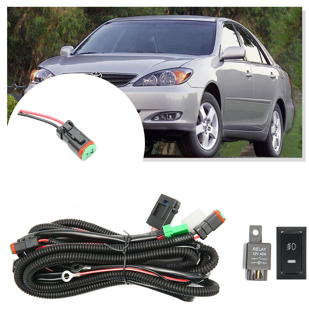 

Relay wiring harness Deutsch DT Adapters Connectors For Toyota Camry Corolla Lexus IS200 IS300 RX300 fog light Wiring Harness