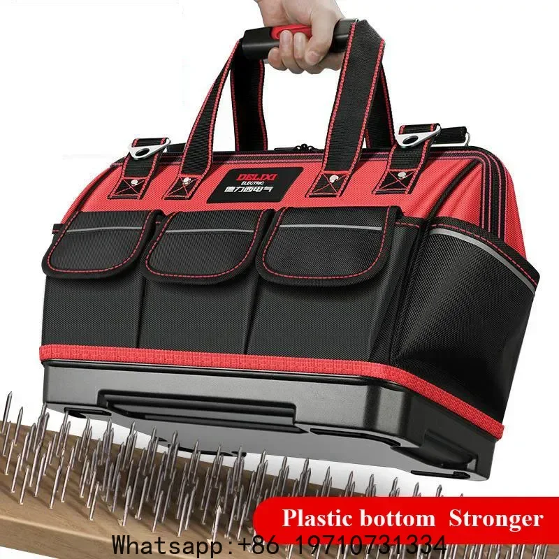 Profesional Tool Bag Heavy Duty Organizer Storage Garage Organizer Tool Electrician Backpack Bolsa De Ferramentas Hardware Bags