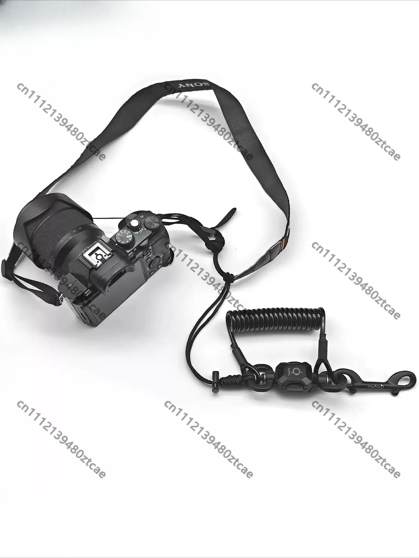 Stainless Steel Spring Safety Lanyard Magnetic Quick‑Release Anti‑Lost Strap Underwater Camera Holder For Scuba Diving Use