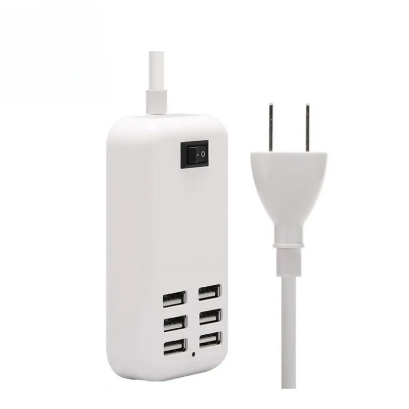 

6 портов USB 30 Вт, зарядное устройство для быстрой зарядки, адаптер питания с вилкой ЕС/США/Великобритании