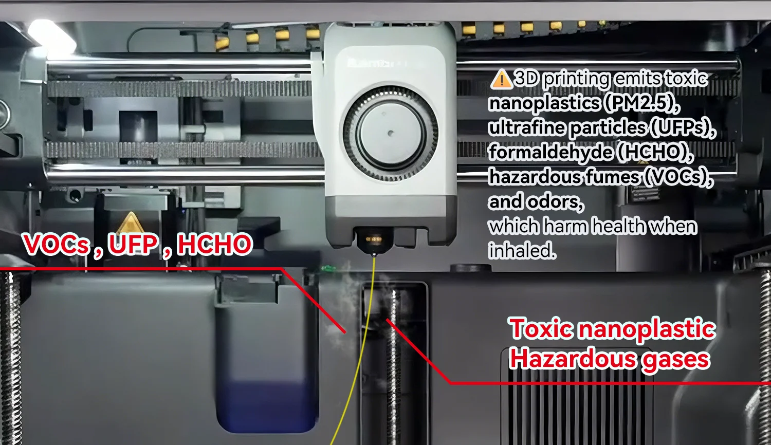 Für Bambu Lab HEPA 13 + Aktivkohle-Combo-Luftfilter Ultra für 3D-Drucker der Serie P2S/P2SC/P2 OEM-Ersatz – Detail 1