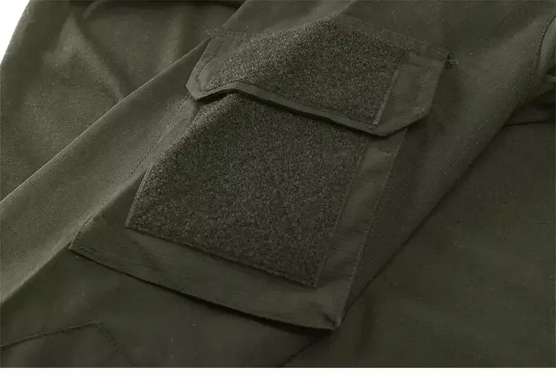 Männer Outdoor Sport Wandern T-Shirts Kampf Softair Militär Multicam Camouflage Jagd Klettern Camping Hemd Taktische Kleidung – Detail 12